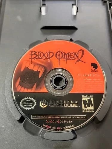 Blood Omen 2 (Nintendo GameCube, 2002) DISC ONLY TESTED AND WORKING!