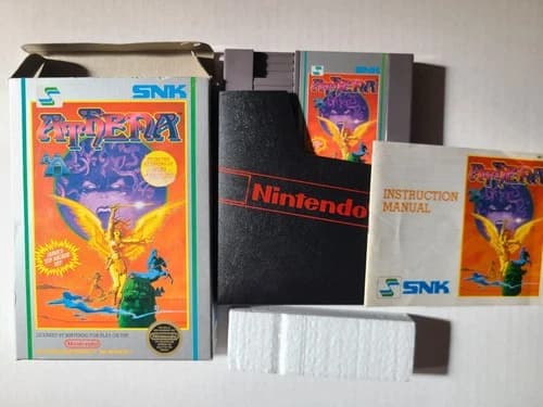 NES Athena CIB Original Box With Manual Authentic Nintendo 1987 USA