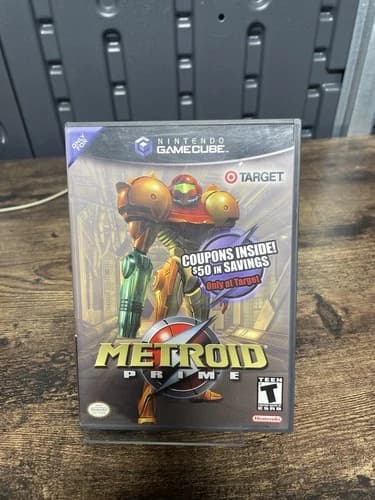 Metroid Prime (Nintendo GameCube, 2004) CIB Target Exclusive TESTED WORKING