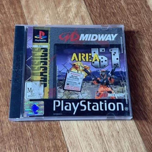 Area 51 Sony PlayStation 1 PS1 Game Complete With Manual