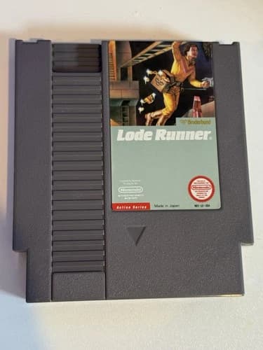 Lode Runner Nintendo NES, Tested And Working As Shown