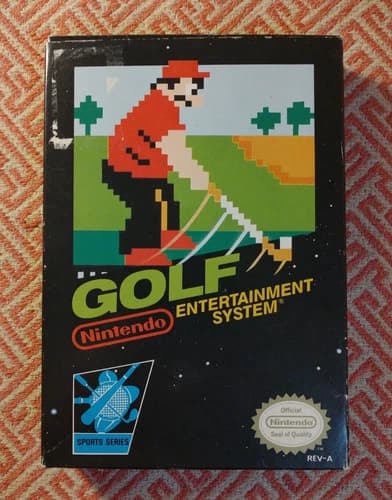 Golf (1985) by Nintendo for NES Black Box Complete and Tested - See Photos