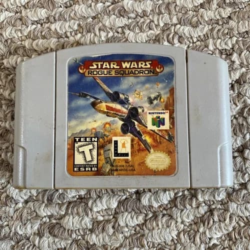 Star Wars Rogue Squadron Nintendo 64 N64 Authentic Tested Cartridge Cart Only