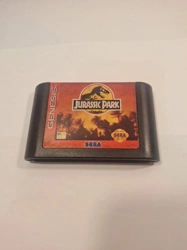 SEGA Jurassic Park Action Game Cartridge Sega Genesis NTSC-U/C 1993