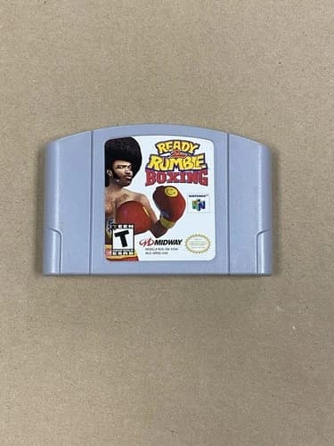 Ready 2 Rumble Boxing Nintendo 64 N64, 1999 Authentic Cleaned & Tested