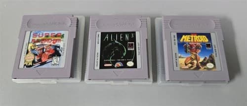 X-29 VINTAGE ORIGINAL NINTENDO GAMEBOY GAMES METROID II ALIEN 3 SUPER RC PRO AM