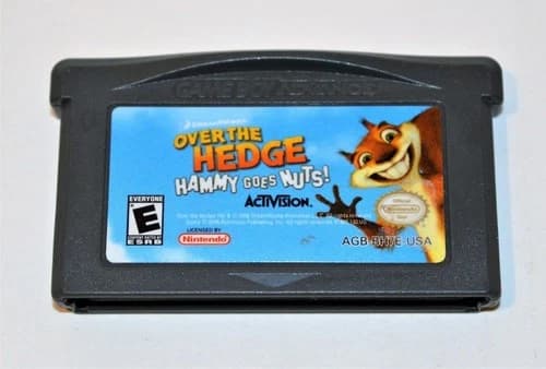 OVER THE HEDGE: HAMMY GOES NUTS NINTENDO GAMEBOY ADVANCE SP GBA