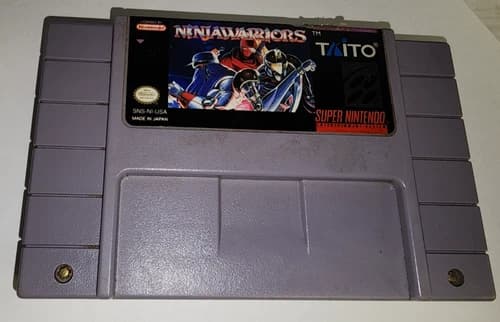 Ninja Warriors for Super Nintendo SNES Game Cartridge - Tested Working