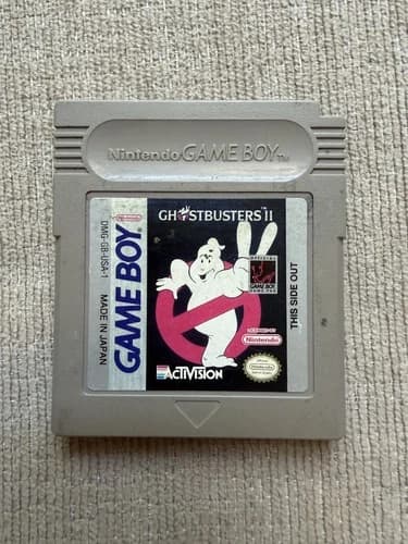Ghostbusters II Game Boy Nintendo Retro Action Game Cartridge GB