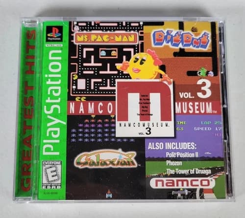 VTG Namco Museum Vol. 3 [Greatest Hits] (Sony PlayStation 1 PS1) COMPLETE CIB