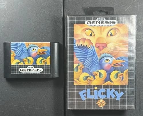 Flicky Sega Genesis 1991 Hard To Find