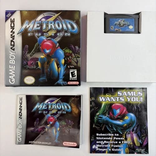 Metroid Fusion GBA Game Boy Advance CIB Authentic