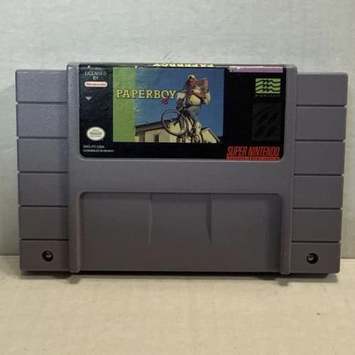 Paperboy 2 Super Nintendo SNES Cartridge Only Authentic Tested