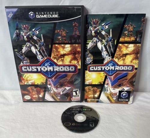 Custom Robo (Nintendo GameCube, 2004) CIB Complete Black Label OEM Tested