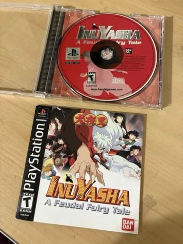 InuYasha: A Feudal Fairy Tale PlayStation 1, 2003, Complete in Box