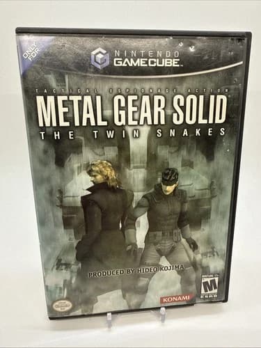 Metal Gear Solid: The Twin Snakes Nintendo GameCube Tested Works!