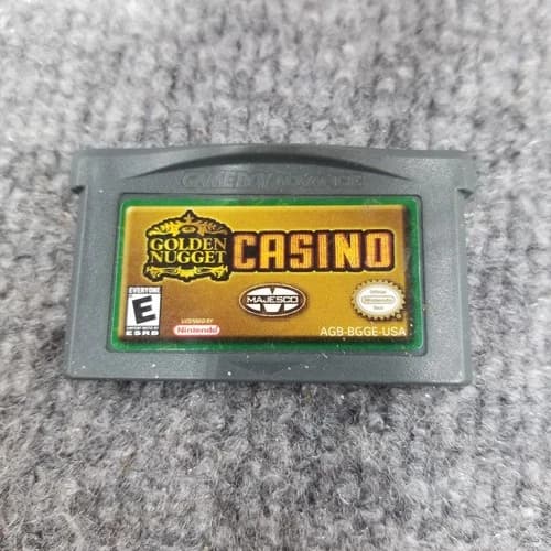 Golden Nugget Casino Games For GBA Gameboy Advance Game Only TESTED