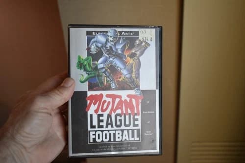 Mutant League Football Sega Genesis Tested Authentic Complete 1993 W/ Manual