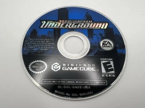 Need for Speed: Underground (Nintendo GameCube, 2003) Disc Only Tested Working