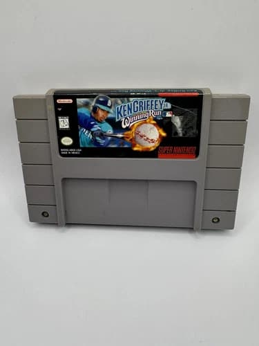 Ken Griffey Jr.'s Winning Run (SNES, 1996) Tested And Working