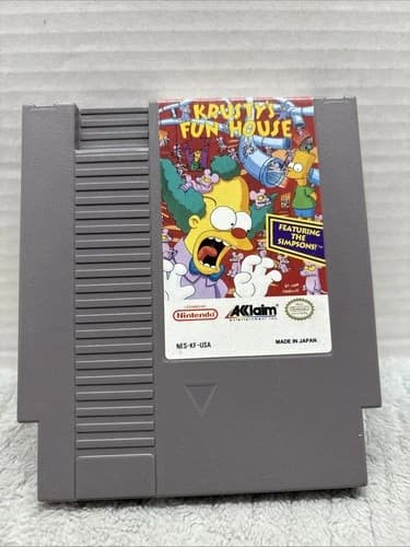 Krusty's Fun House 1992 Nintendo NES Cart Only TESTED!
