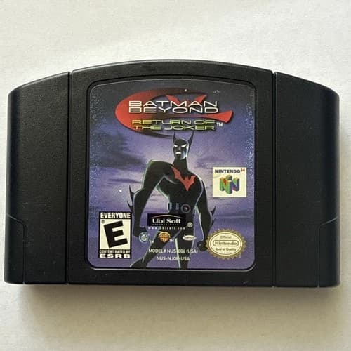 Batman Beyond Return of the Joker Nintendo 64 N64 Authentic Tested Cleaned Retro