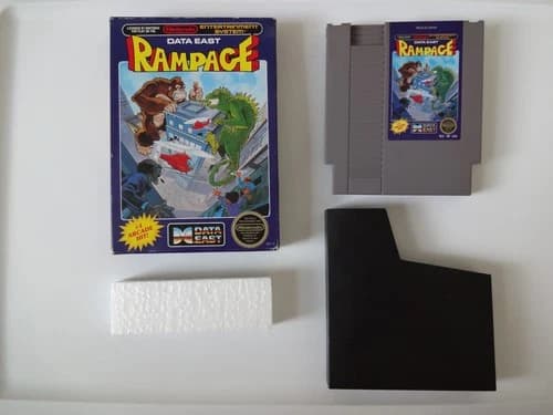 Rampage Complete in Box Nintendo NES CIB