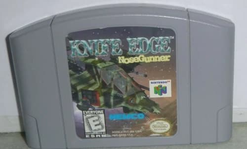 Knife Edge: Nose Gunner (Nintendo 64, 1998) Authentic/Cleaned/Tested