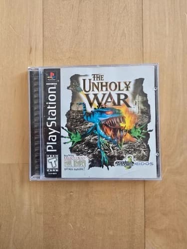 The Unholy War for PlayStation 1 with Registration Card
