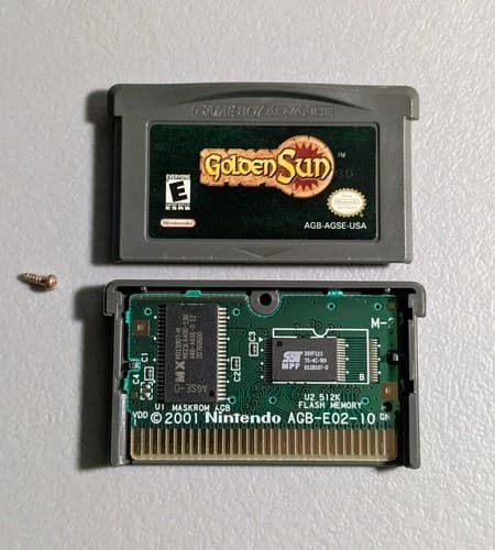 Golden Sun (Nintendo Game Boy Advance) Authentic - Cartridge Only - Tested