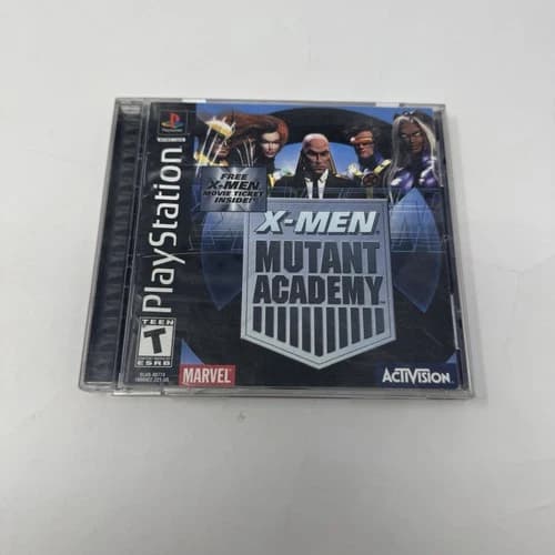 X-Men: Mutant Academy PlayStation 1 Black Label Complete CIB PS1 Tested