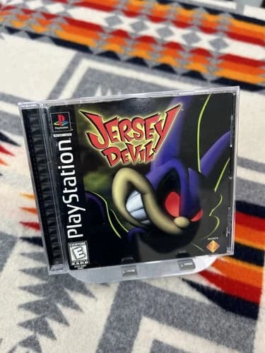Jersey Devil (Sony PlayStation 1, 1998) Tested Complete CIB PS1 TESTED WORKS PS1