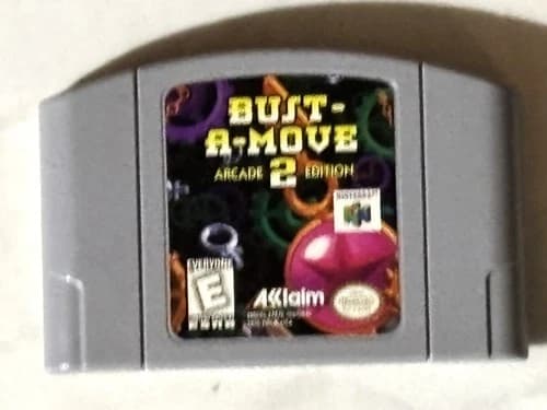 Nintendo 64 N64 Bust A Move 2 Arcade Edition (Cleaned, Tested & Working)