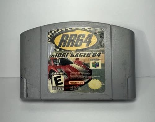 Ridge Racer 64 RR64 (Nintendo 64, 2000) Authentic N64 Game Cartridge