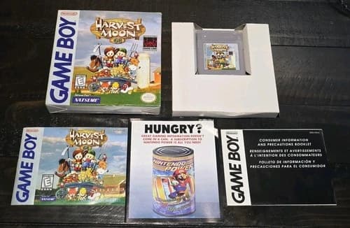 Harvest Moon GB (Nintendo Game Boy, 1998) CIB Complete Box Manual Authentic Nice