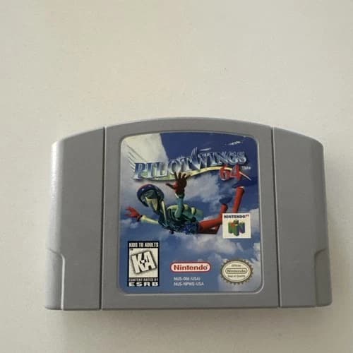Pilotwings 64 Nintendo N64 Video Game, Authentic, Cleaned, Tested