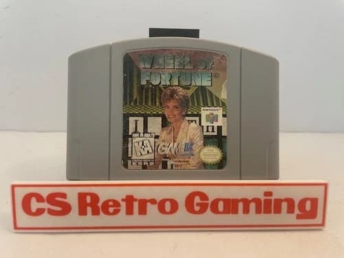 Wheel of Fortune (Nintendo N64) Authentic Cleaned Tested Working