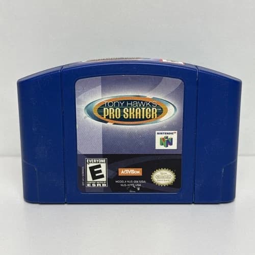 Tony Hawk's Pro Skater (Nintendo 64 N64) Authentic Tested Working