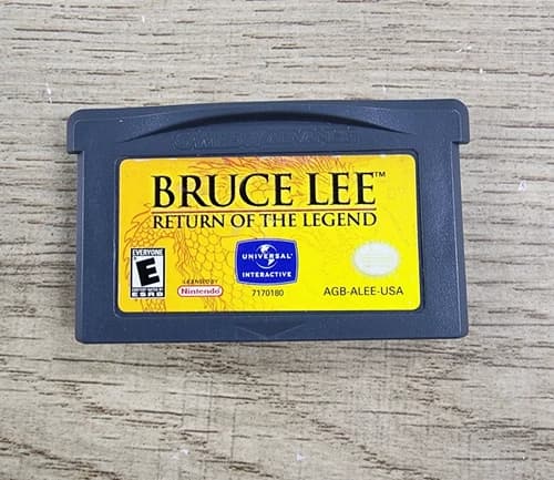 USED AUTHENTIC WORKING GAME CART ONLY - BRUCE LEE RETURN OF THE LEGEND - GBA