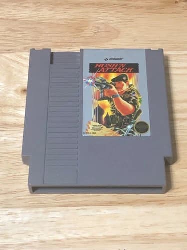 Rush'n Attack (Nintendo Entertainment System, NES (1987) Tested Works Great!!