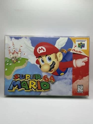 Super Mario 64 Nintendo 64 N64 - Complete in Box CIB CLEAN BOX