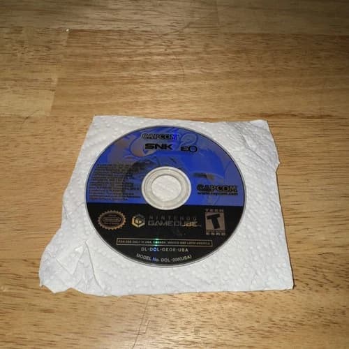 Nintendo GameCube Game: Capcom vs. SNK 2 EO - Works/Disc Only - Please Read!