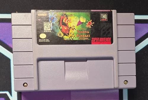Timon and Pumbaa's Jungle Games SNES Cartridge Only