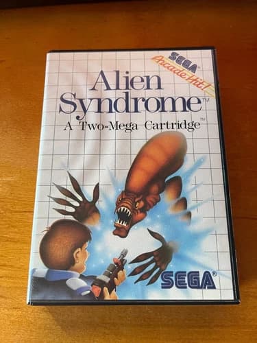 Alien Syndrome (Sega Master, 1987) Cib Complete Tested GREAT Condition Authentic
