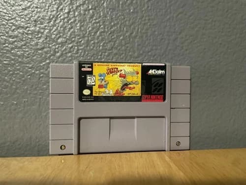 The Itchy and Scratchy Game for the Super Nintendo Entertainment System (SNES)