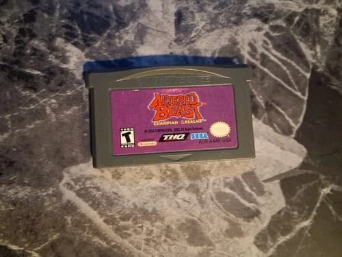 Altered Beast Guardian of Realms GBA GameBoy Advance Authentic Contacts Cleaned