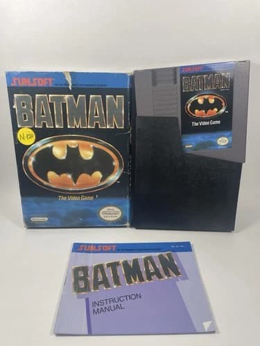 Batman (NES Nintendo Entertainment System 1990) - Tested/Working - CIB