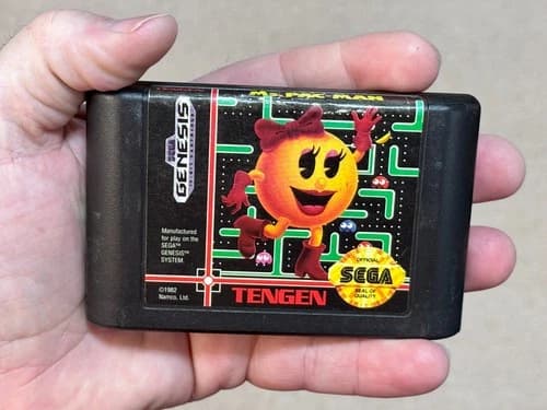 Ms Pac-Man - Authentic (Sega Genesis) Game Cartridge - Tested
