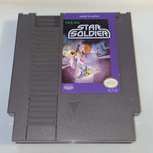 Star Soldier Nes (Nintendo Entertainment System, 1988) Pins Cleaned And Tested