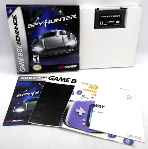 SpyHunter (Nintendo Game Boy Advance, 2002) GBA Complete CIB Authentic